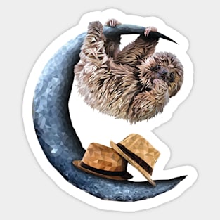 Pale-throated sloth Sticker